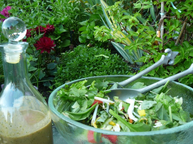 Try either of these vinaigrettes, easily done and keeps in the fridge to be your own "house dressing".