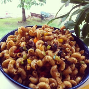 pasta with sun dried tomato vinaigrette