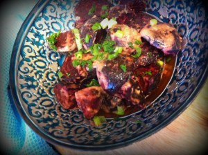 Beets with Horseradish mustard & lemon