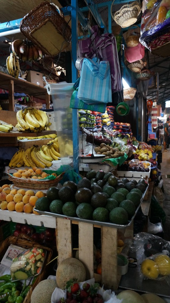 The fruits and vegetables are just amazing - we can't get avocado this good at home, and the tomatoes only taste like this in the summer! 
