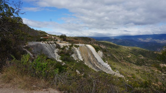 The entire mountain ranges behind the falls seem like they are the perfect frame.  Such a remote area, and there are little villages everywhere dotting those hillsides.