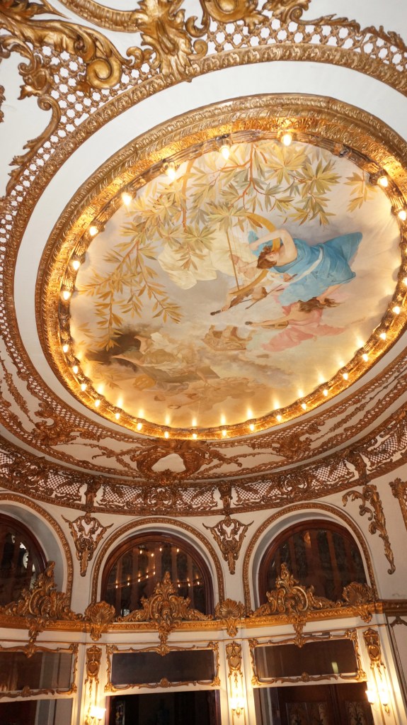 The inside of the dome.