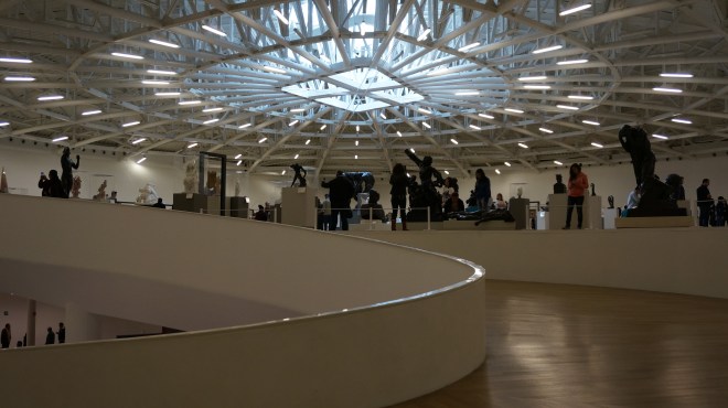 Interior - the entire upper floor filled with the most incredible sculptors work.