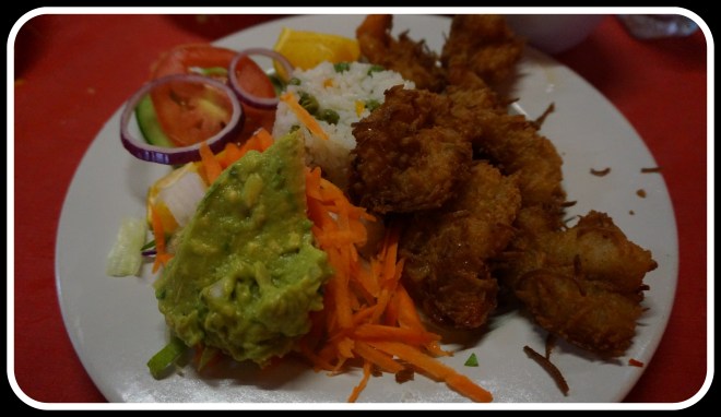Camerones al la Coco - I think the best coconut shrimp we tried.  Lightly coated in coconut and such fresh shrimp.