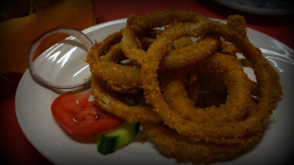 First time we have ever seen onion rings on a Mexican menu - given that onions are so delicious here we gave them a try and it was worth it.  