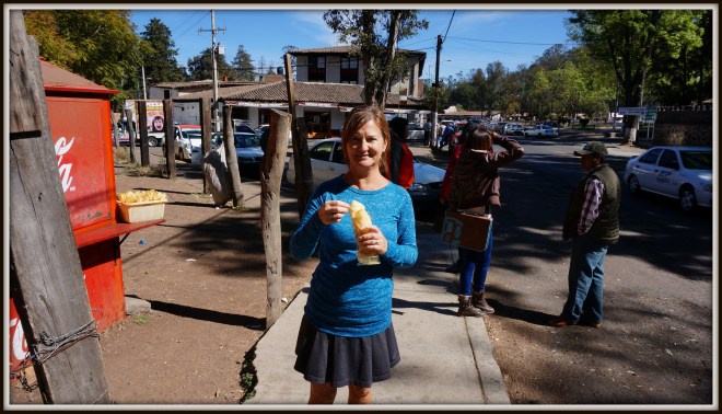 Now, not saying that Sabrita and Lays don't make awesome lime chips, but these fresh chips, with lime, salt and chile if you want it drizzled over top are the bomb.  Nothing beats them.