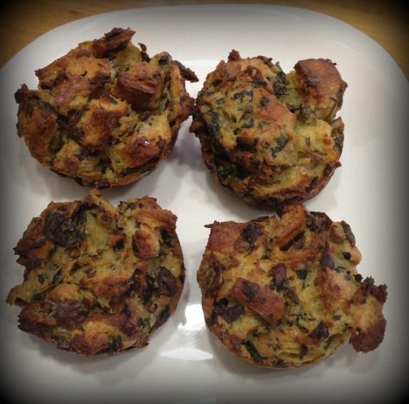 Spinach Artichoke Bread Pudding