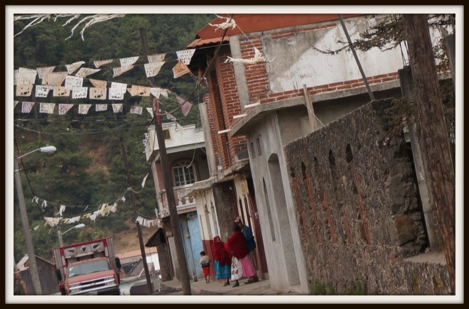 typical street in Angahuan