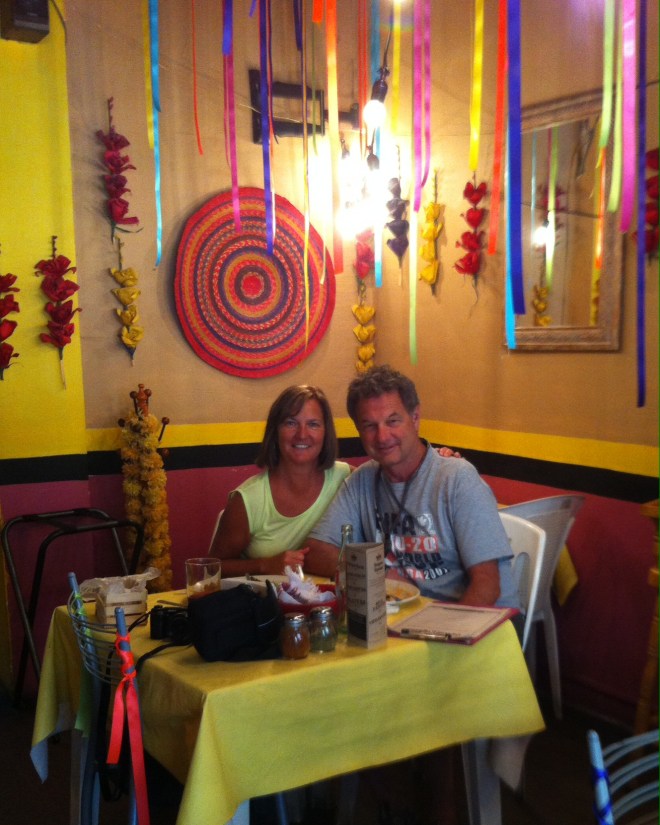 Con Sabor y Tixtla. If a restaurant looks this inviting, you just know the Guerrero style food is going to be as much of a treat.