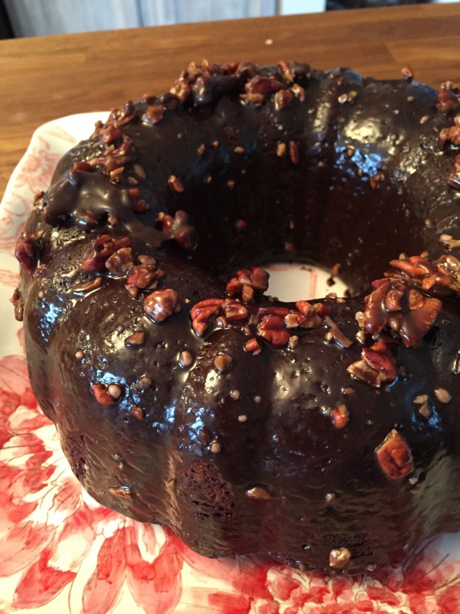 A hint of cinnamon, a whiff of coffee, and a moist delicious chocolate cake - doesn't get much better than this!