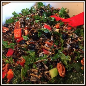 We were delighted when Tory produced this deliciously colorful salad.