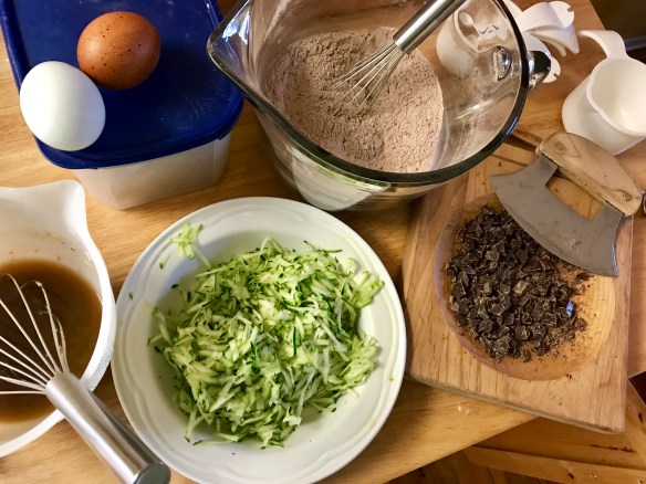 Chocolate Chunk Zucchini Loaf