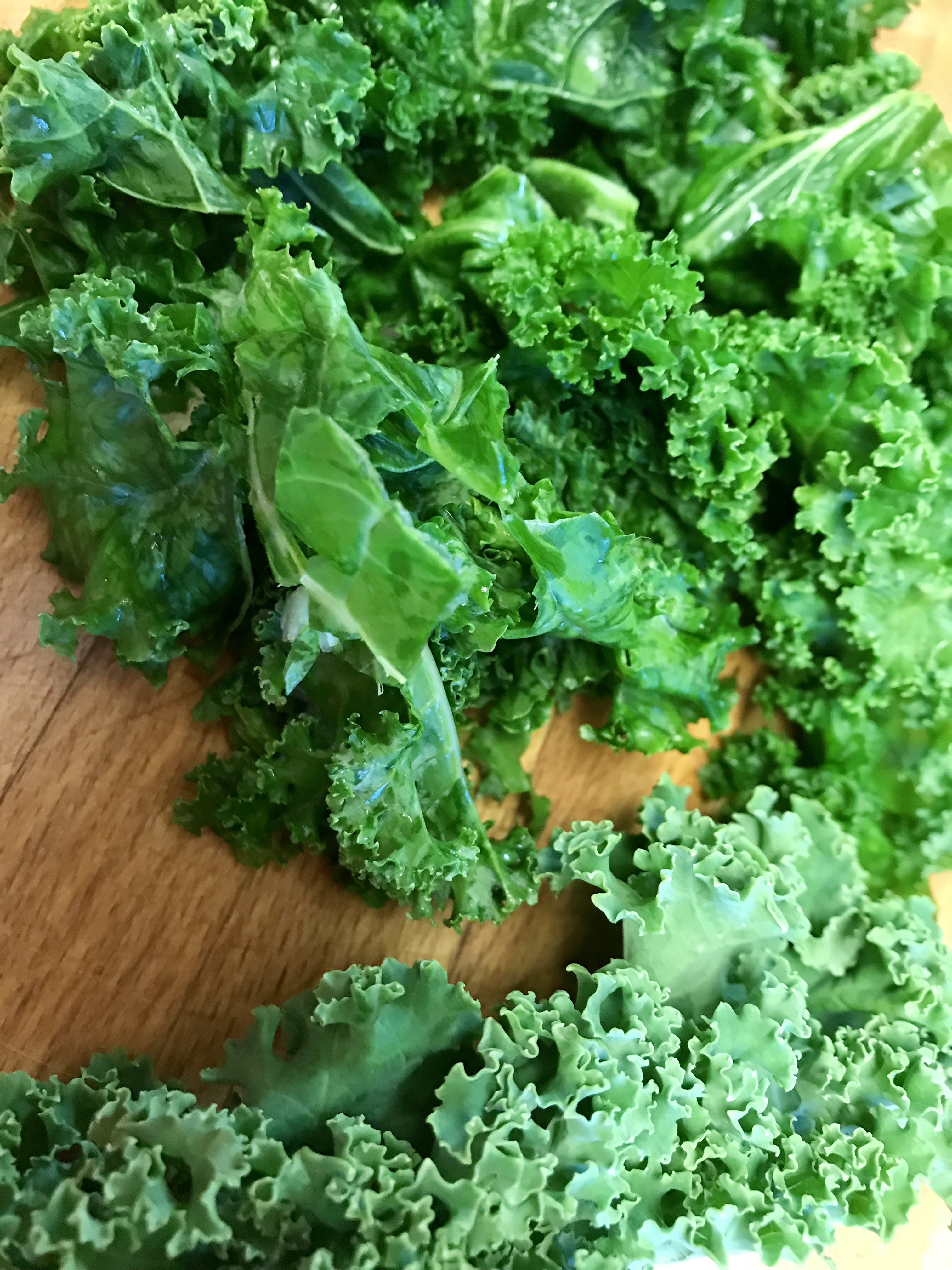 Kale, massaged