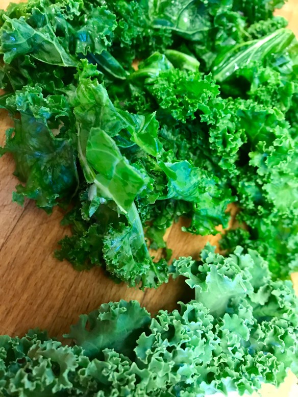 Kale, massaged
