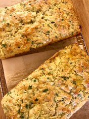 Cheesy zucchini herb loaf 4