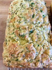 Cheesy zucchini herb loaf 5