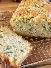 Cheesy zucchini herb loaf 6