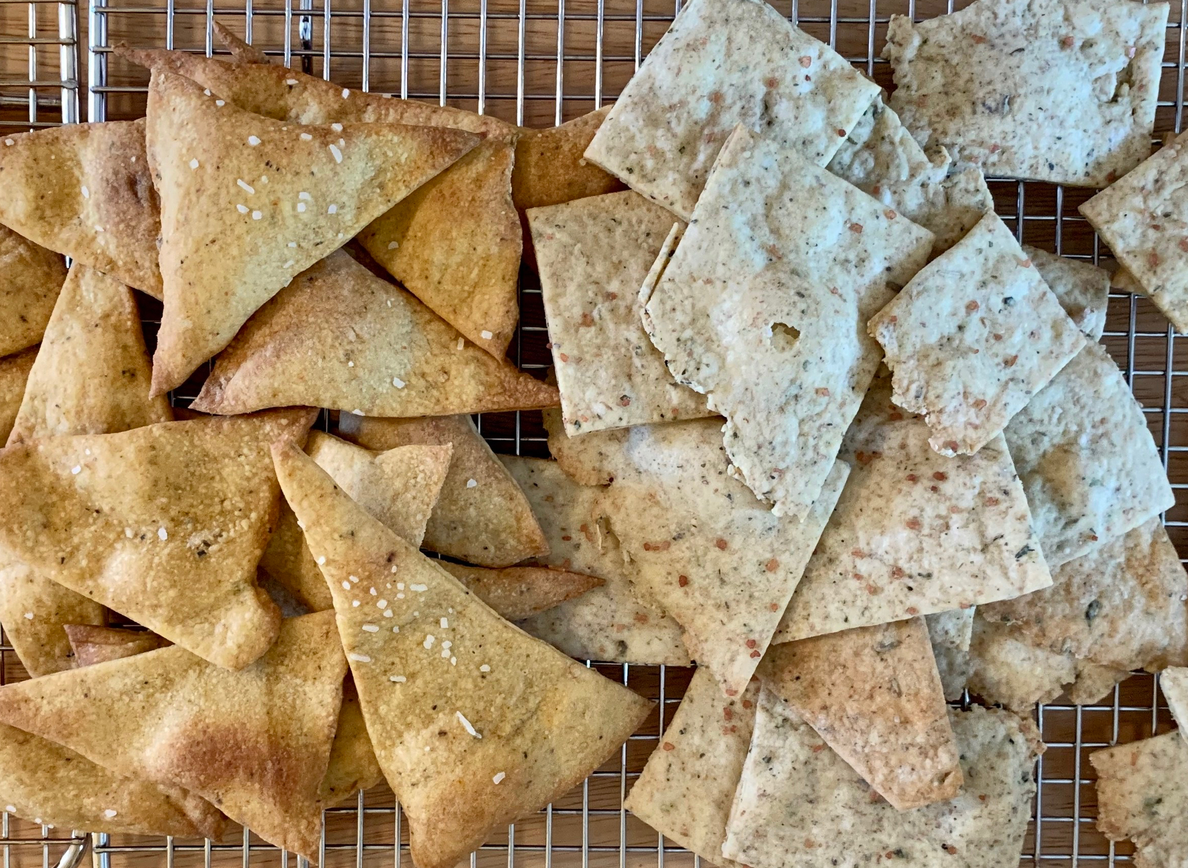 Sourdough crackers 5