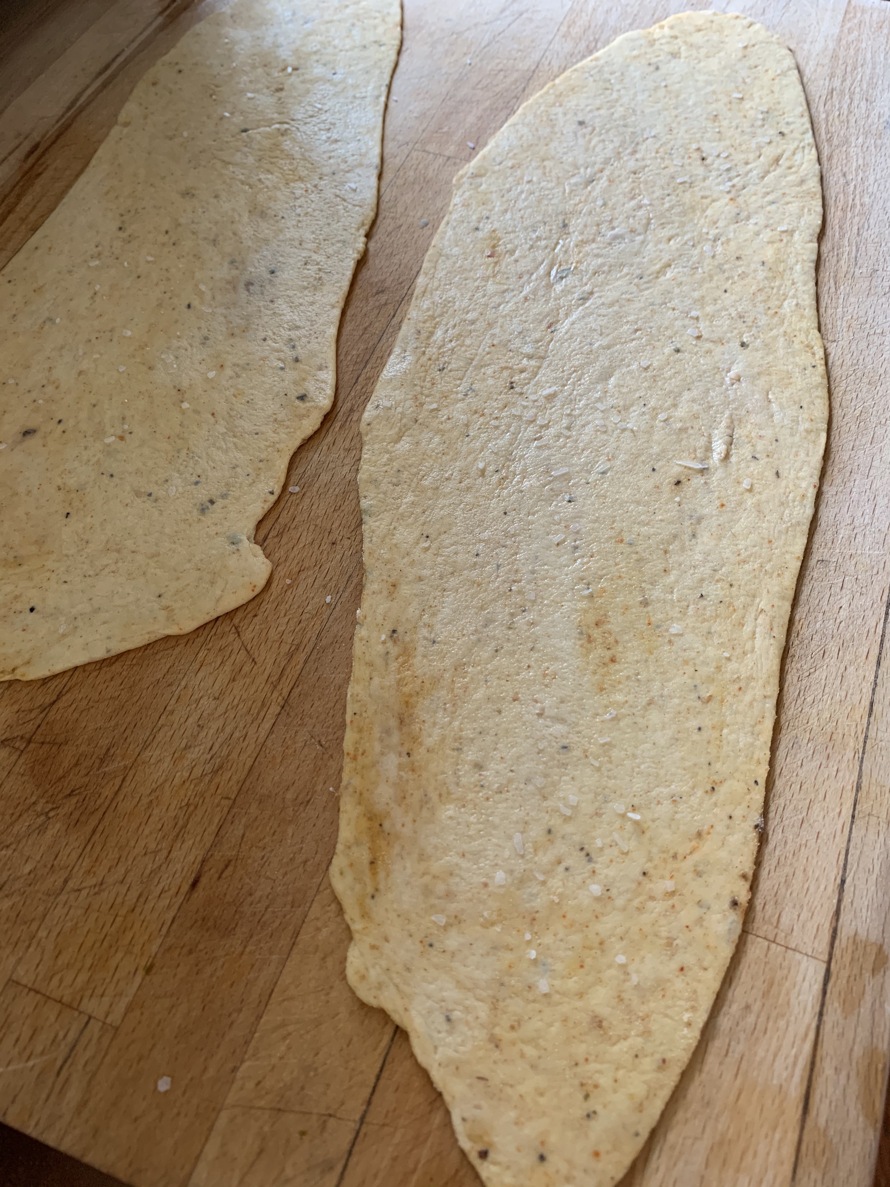 Sourdough crackers