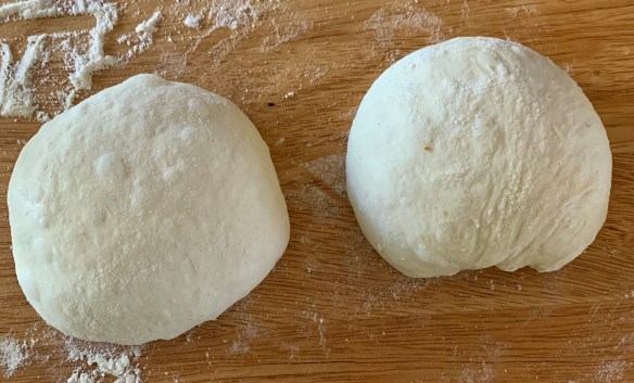 Sourdough pizza dough